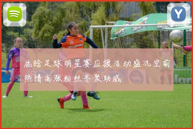 鹿晗足球明星赛应援活动盛况空前热情高涨粉丝齐聚助威